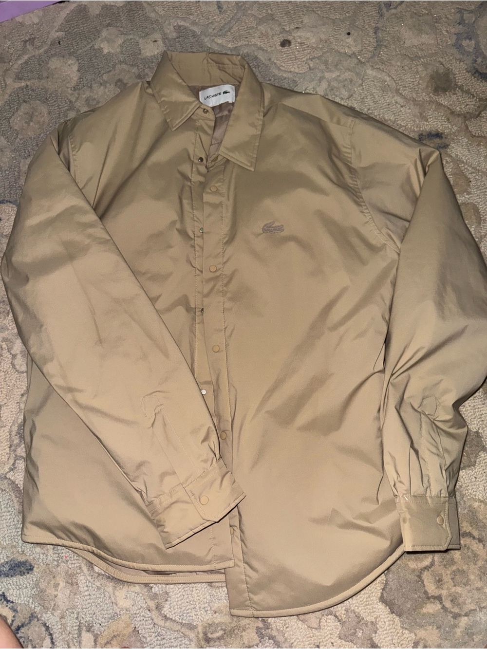 EUC Lacoste Men's Beige Jacket